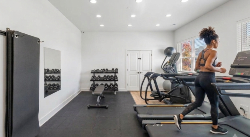 Work up a sweat in our resident-only gym
