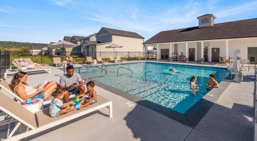 Take a splash in our community pool